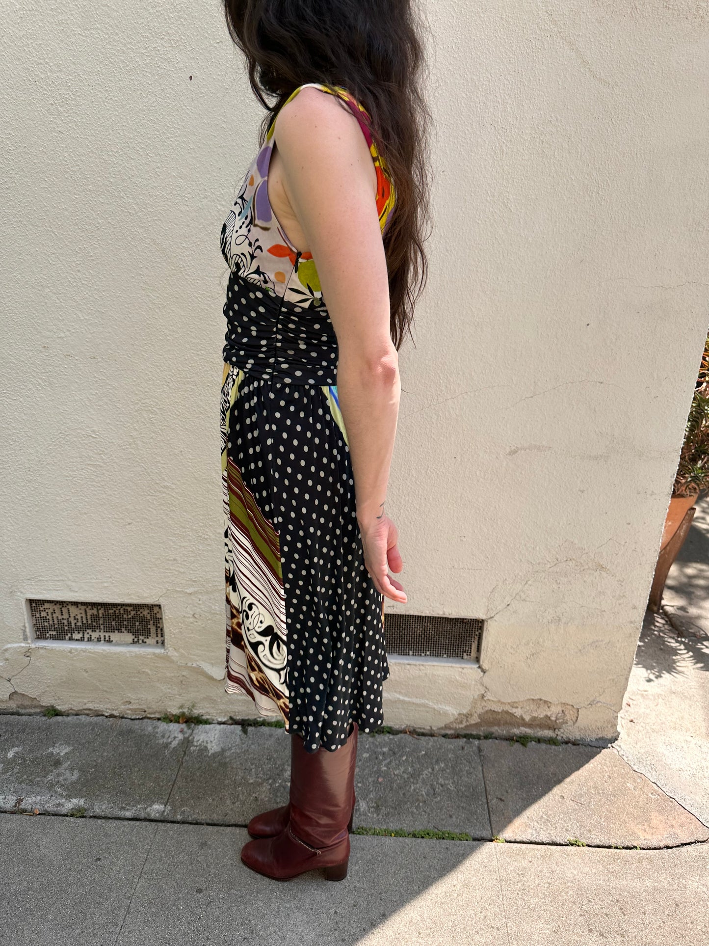 Mix Multi Print Dress