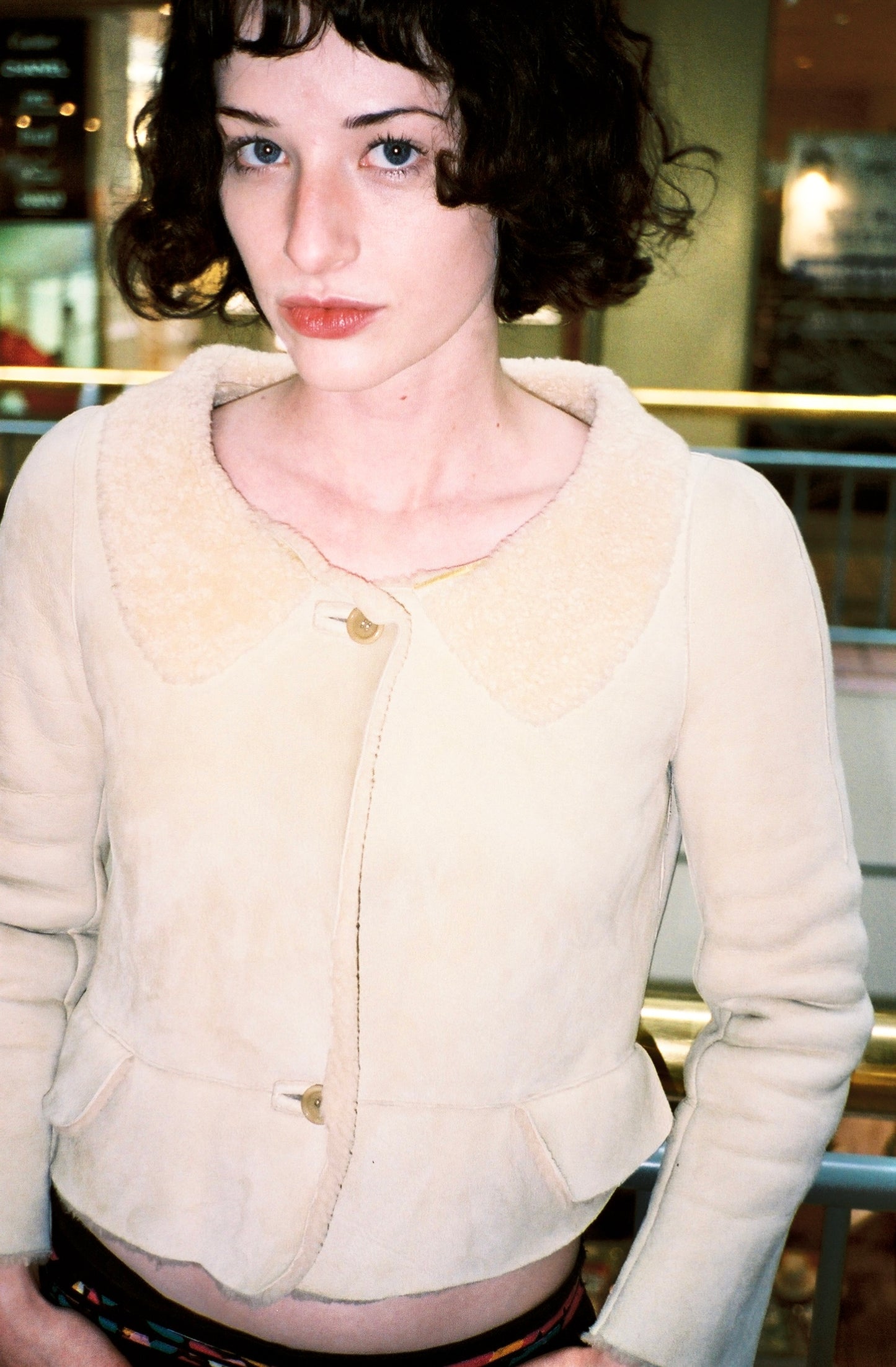 Marni - Shearling Baby Doll Jacket