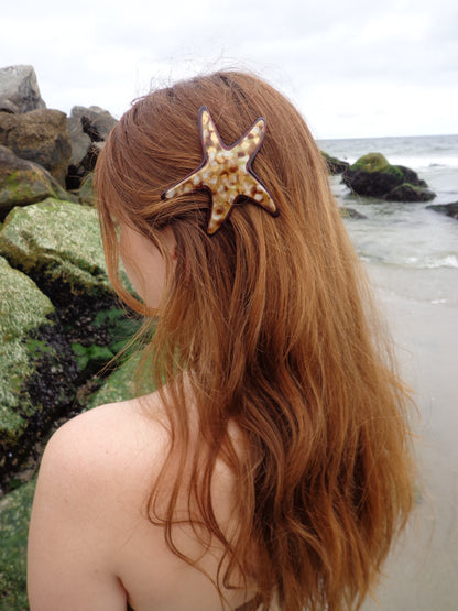 Praline Starfish Large Barrette