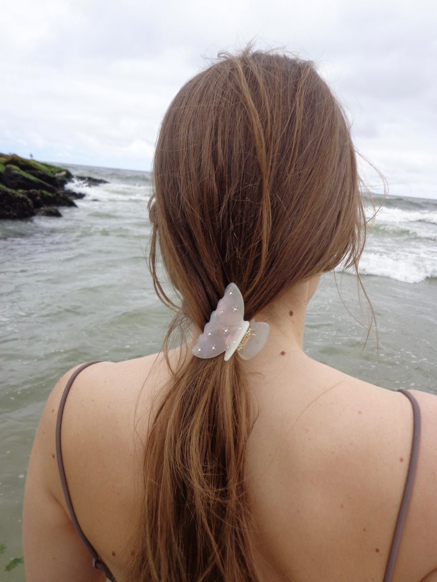 Rhinestone Pearl Jaw Clip