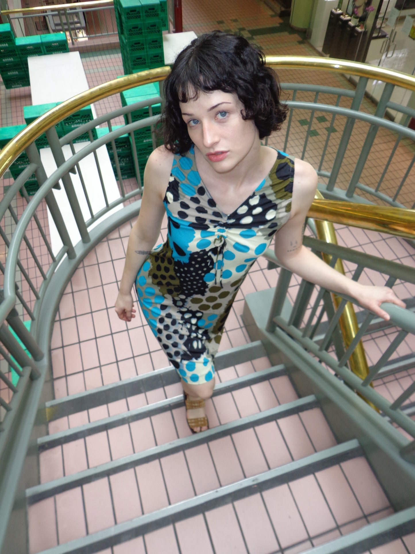 Moschino Cheap and Chic - Patchwork Dot Dress