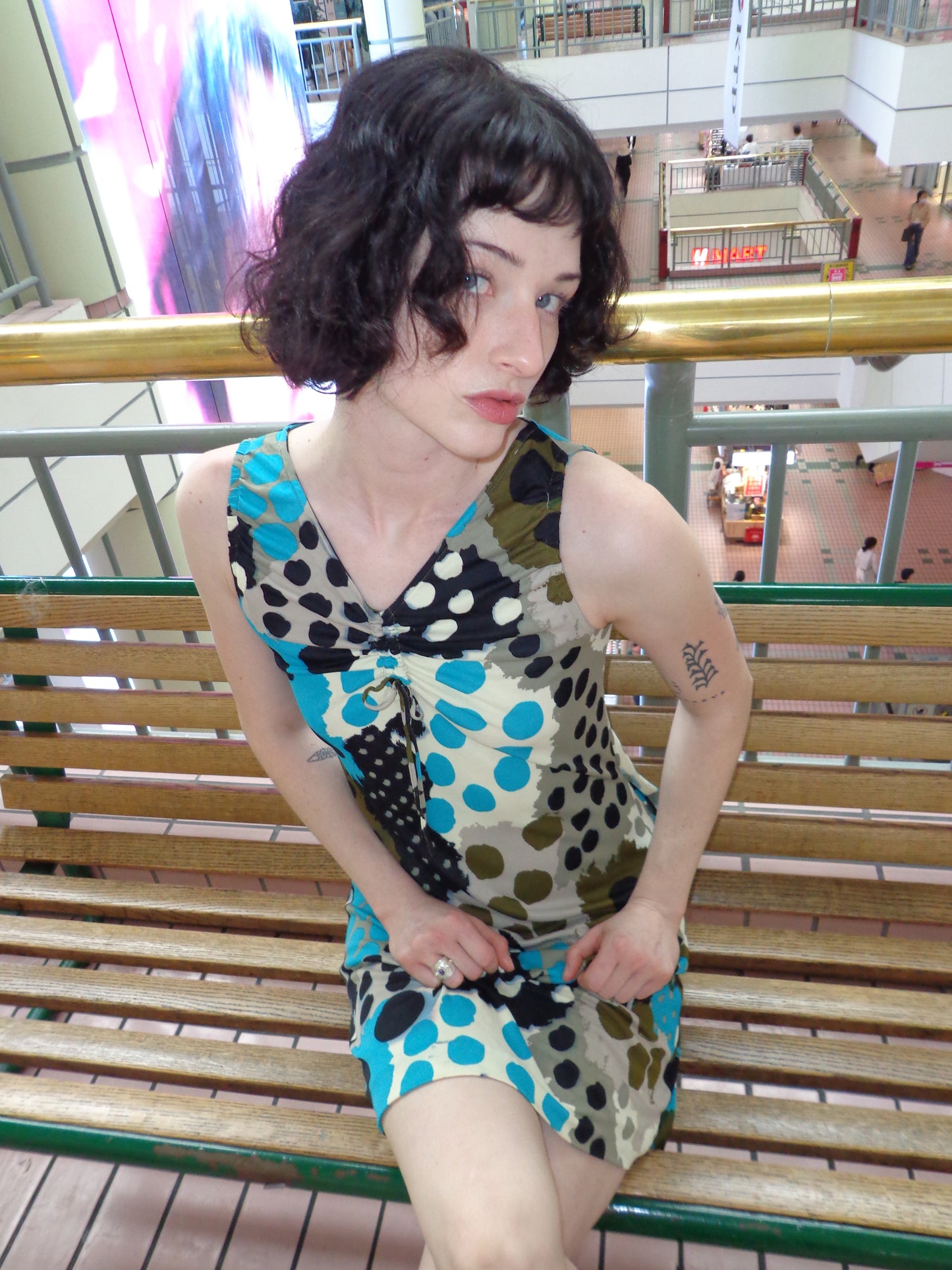 Moschino Cheap and Chic - Patchwork Dot Dress