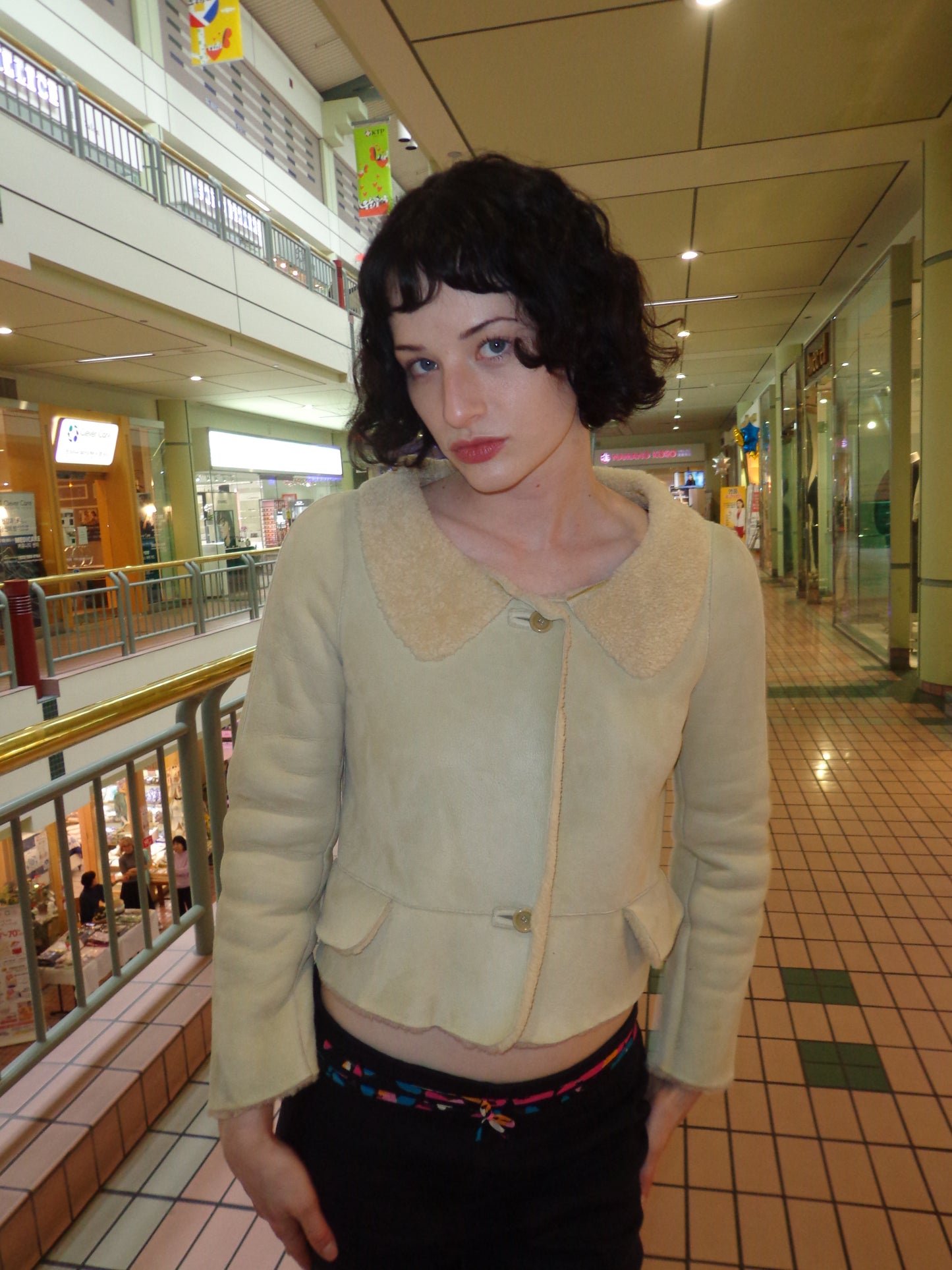 Marni - Shearling Baby Doll Jacket