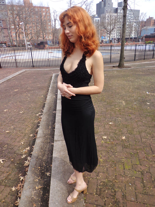 Ungaro Fever - Black Ruffle Dress