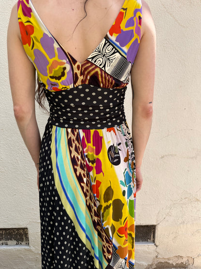 Mix Multi Print Dress