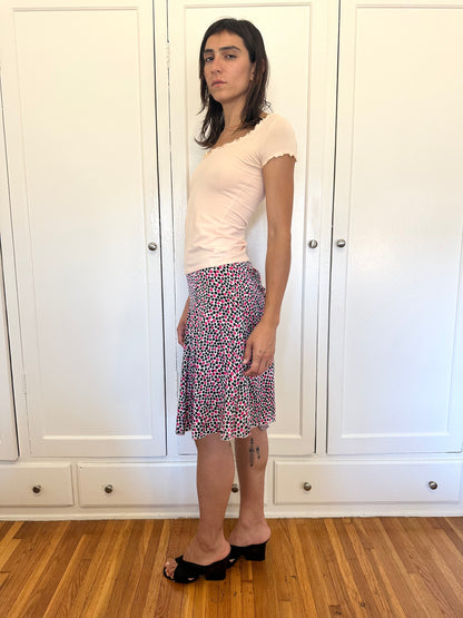 Bow Polka Dot Skirt