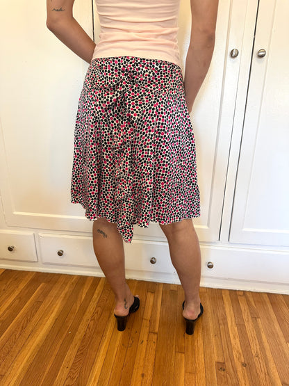 Bow Polka Dot Skirt