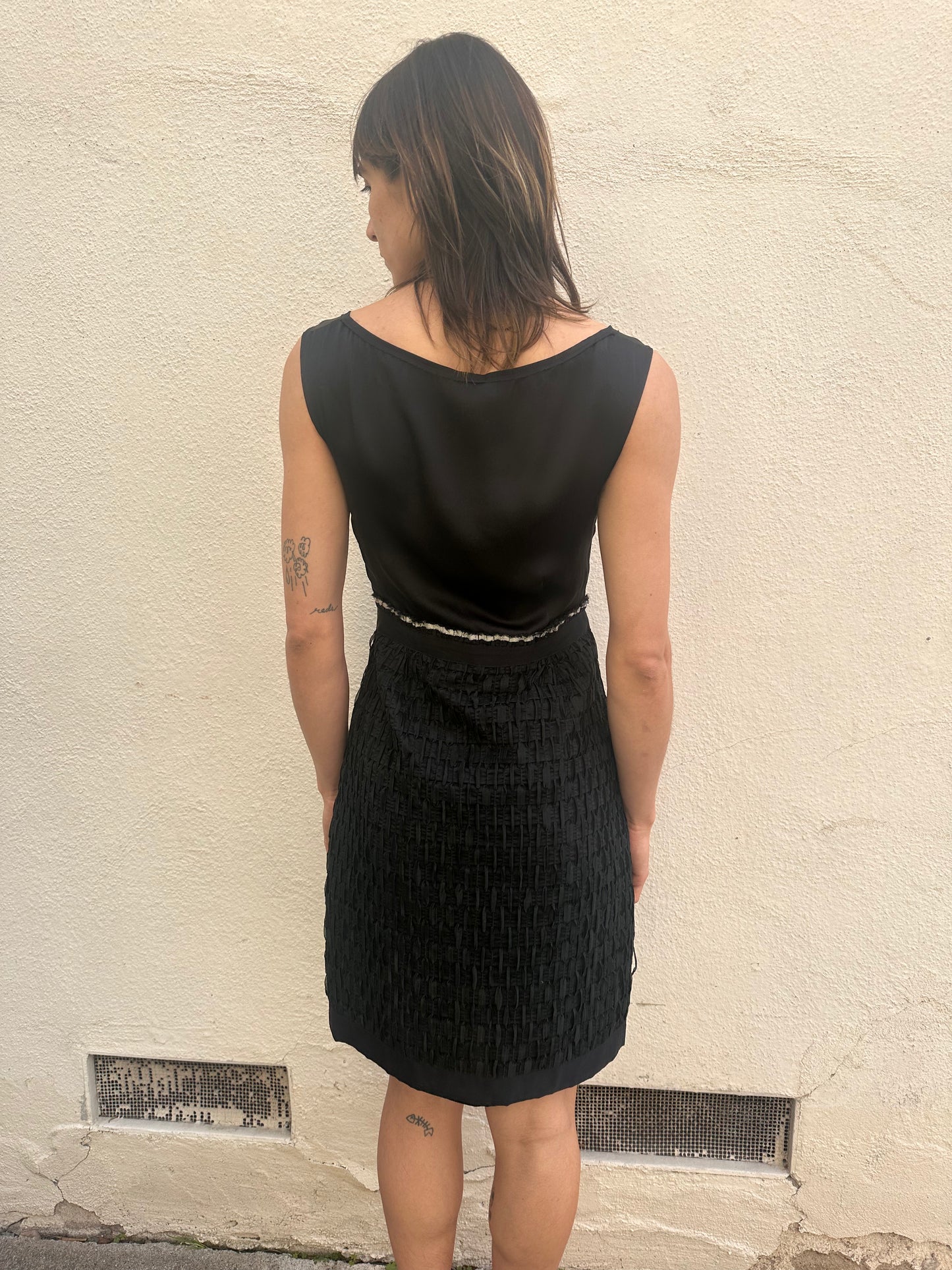 Black Woven Dress