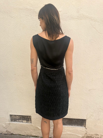 Black Woven Dress