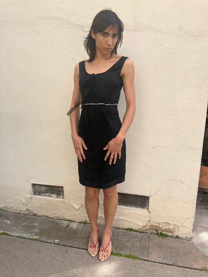 Black Woven Dress