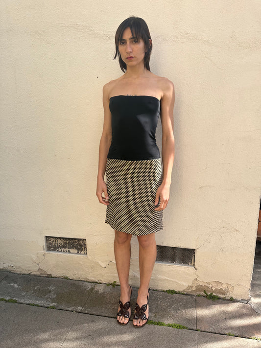 Two Toned Tube Dress