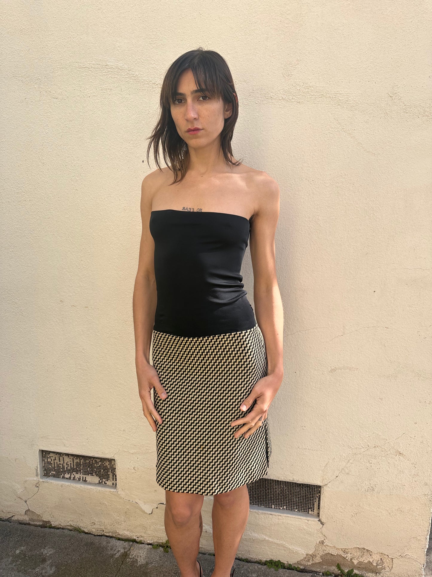 Two Toned Tube Dress