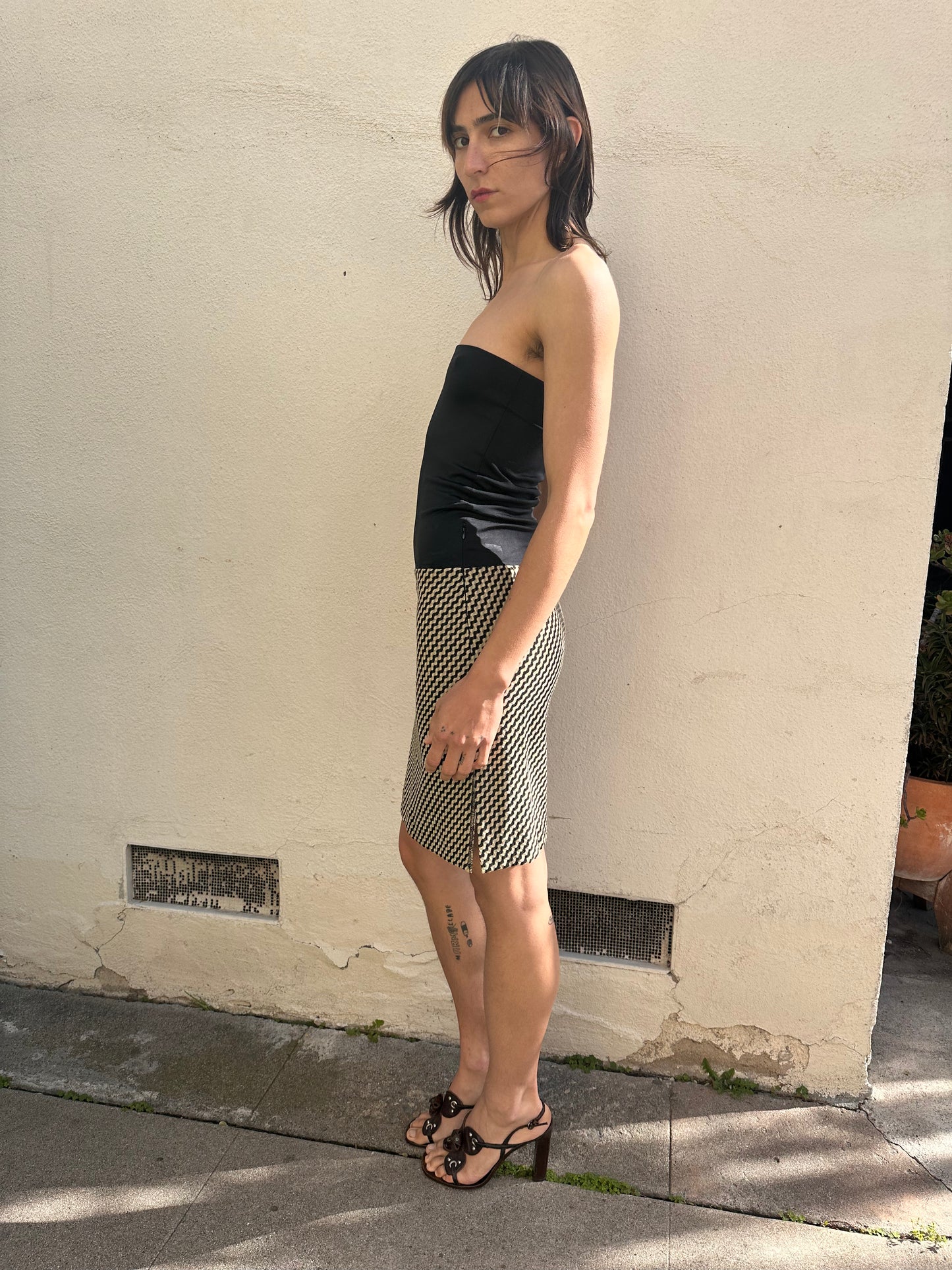 Two Toned Tube Dress