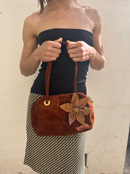 Quilted Flower Handbag