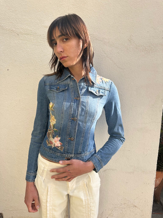 Embroidered Denim Jacket