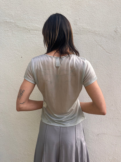 Silver Baby Tee