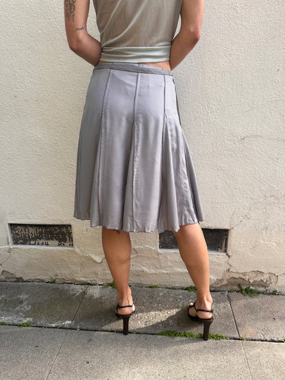 Grey Flare Skirt