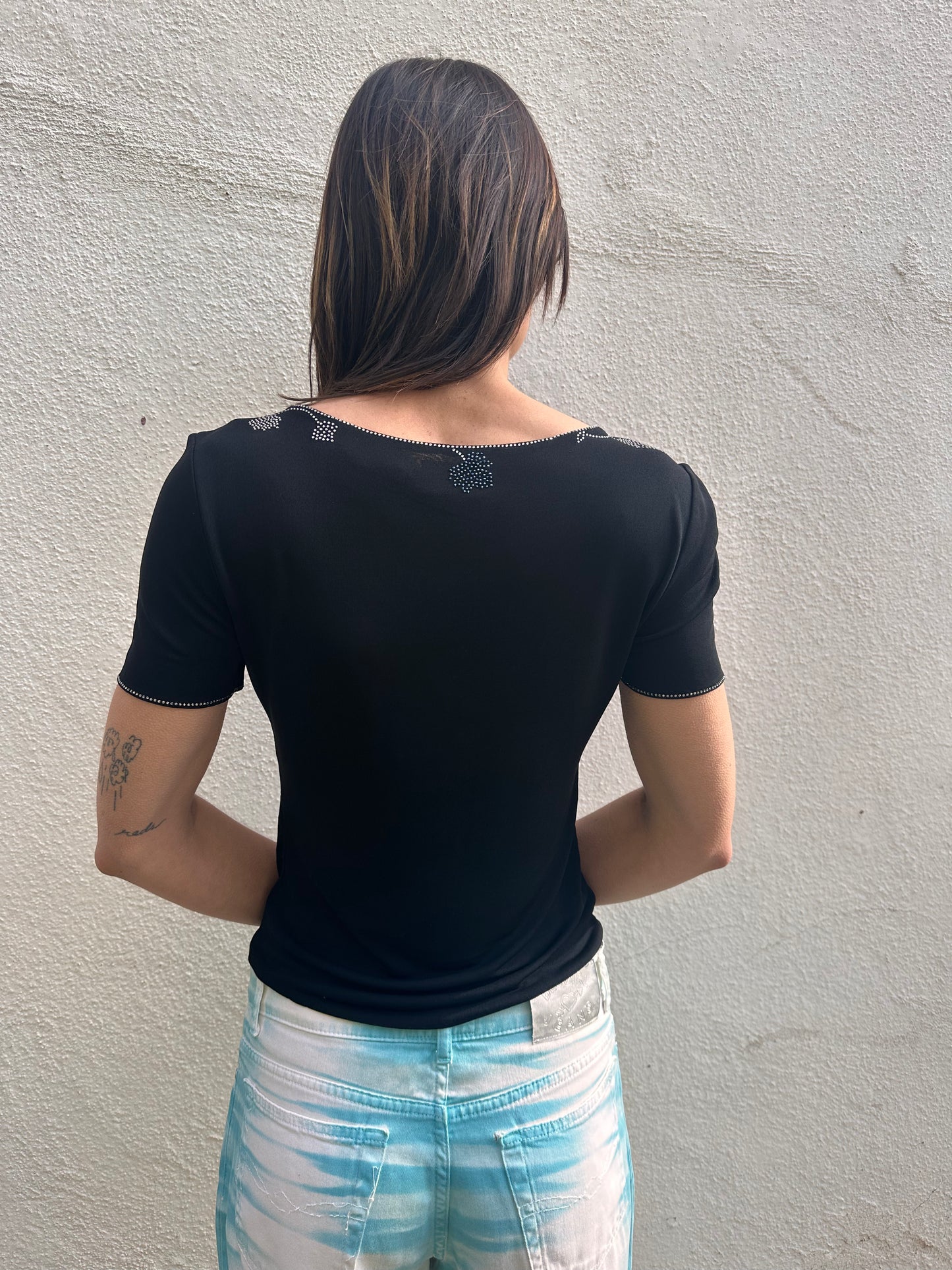 Giorgio Armani - Rhinestoned Tee