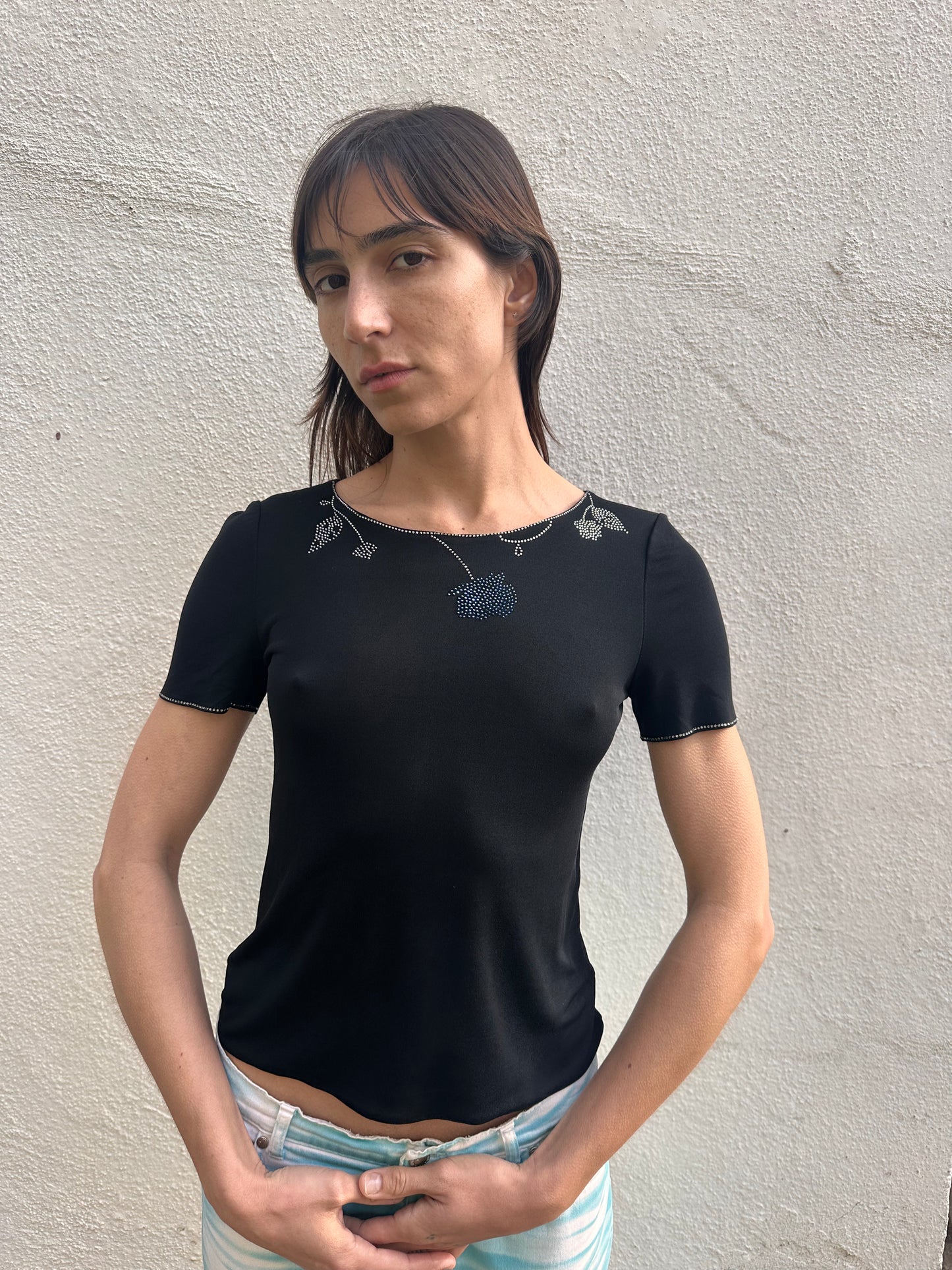 Giorgio Armani - Rhinestoned Tee