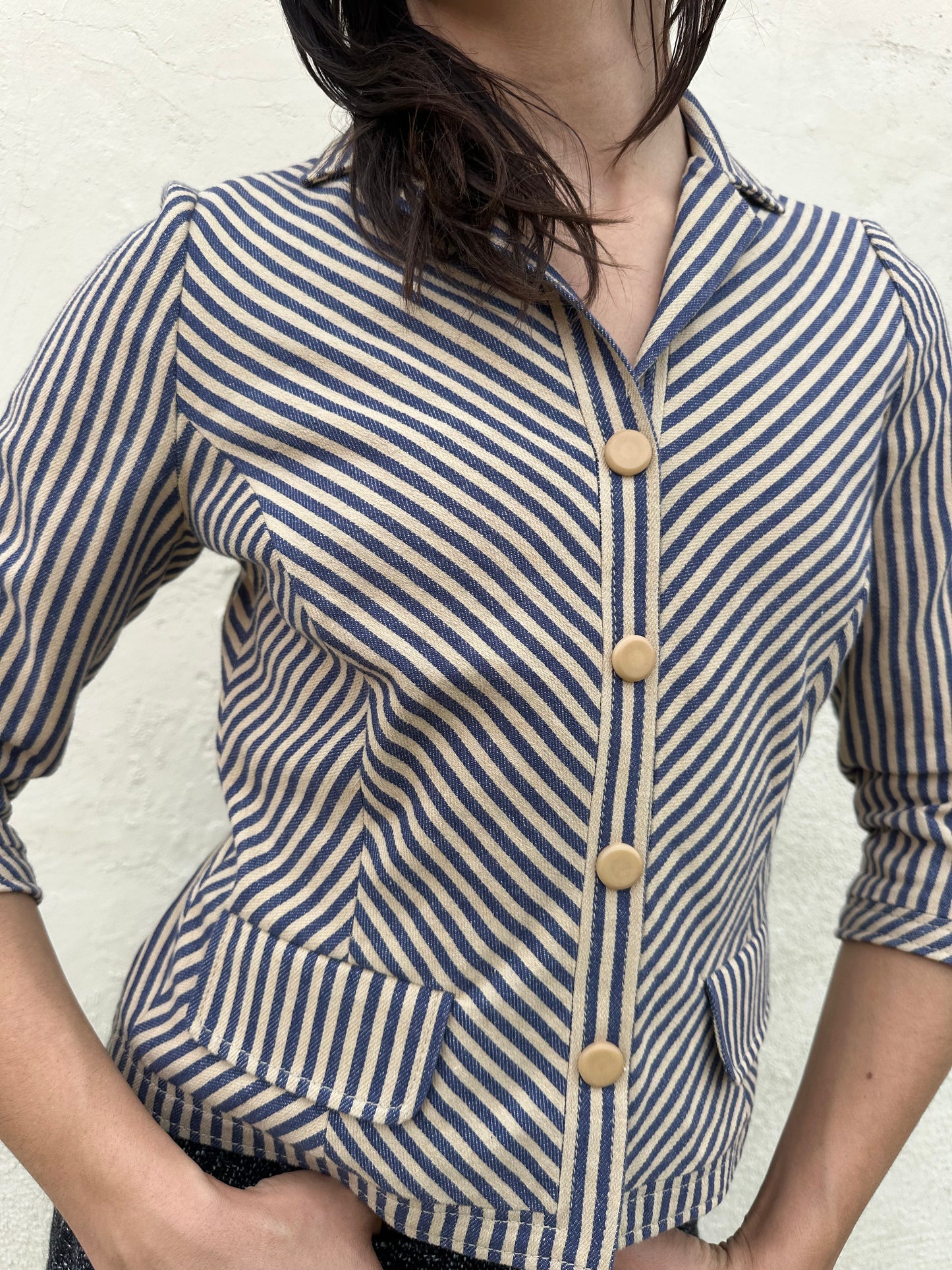 Philosophy di Alberta Ferretti - Seersucker Cotton Jacket