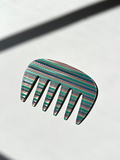 Wide Stripe Hair Comb