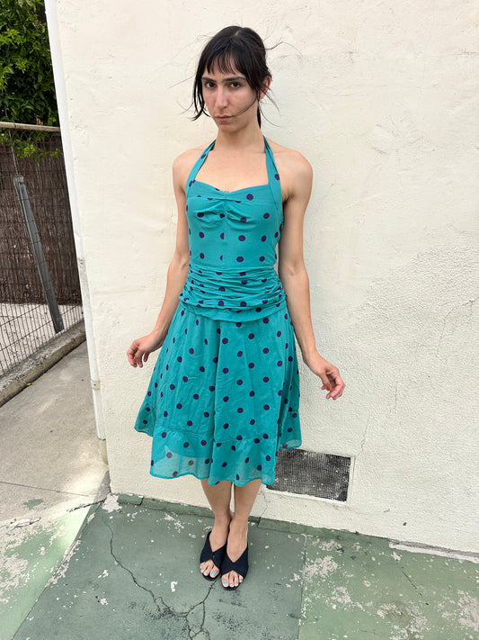 Marc Jacobs - Turquoise Polkadot Dress