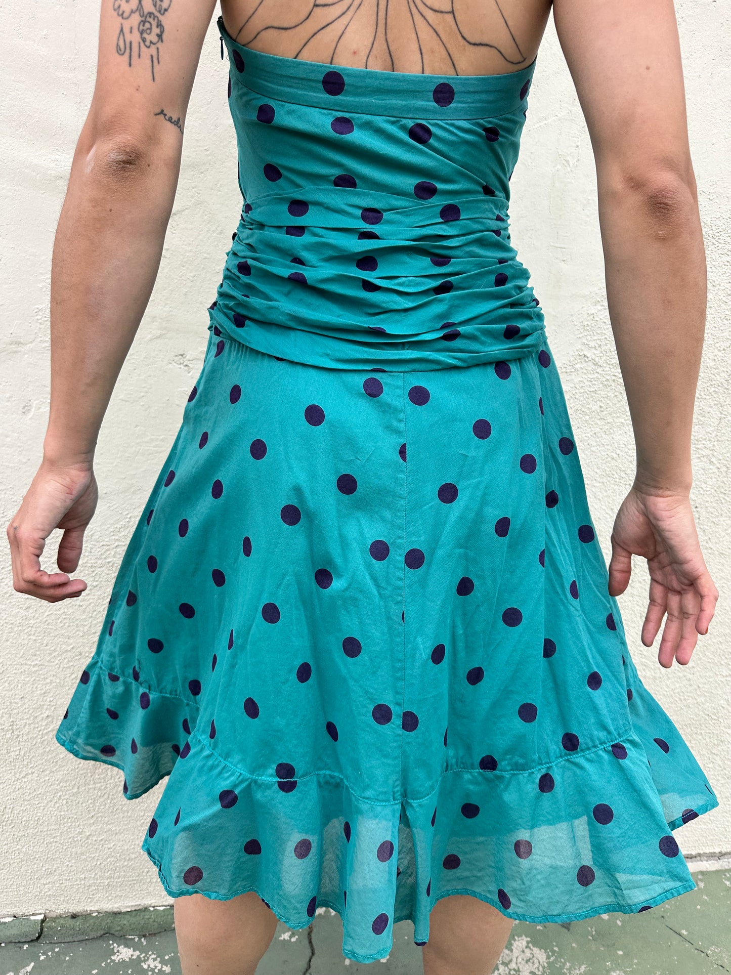 Marc Jacobs - Turquoise Polkadot Dress