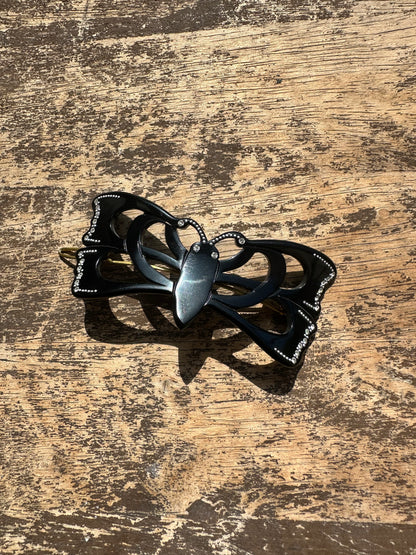 Black Butterfly Clip