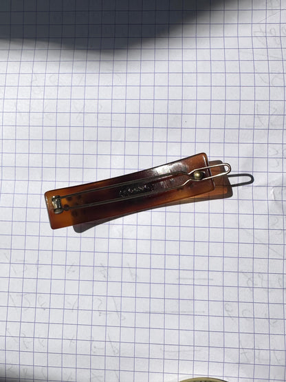 Mini Flower Rhinestone Barrette