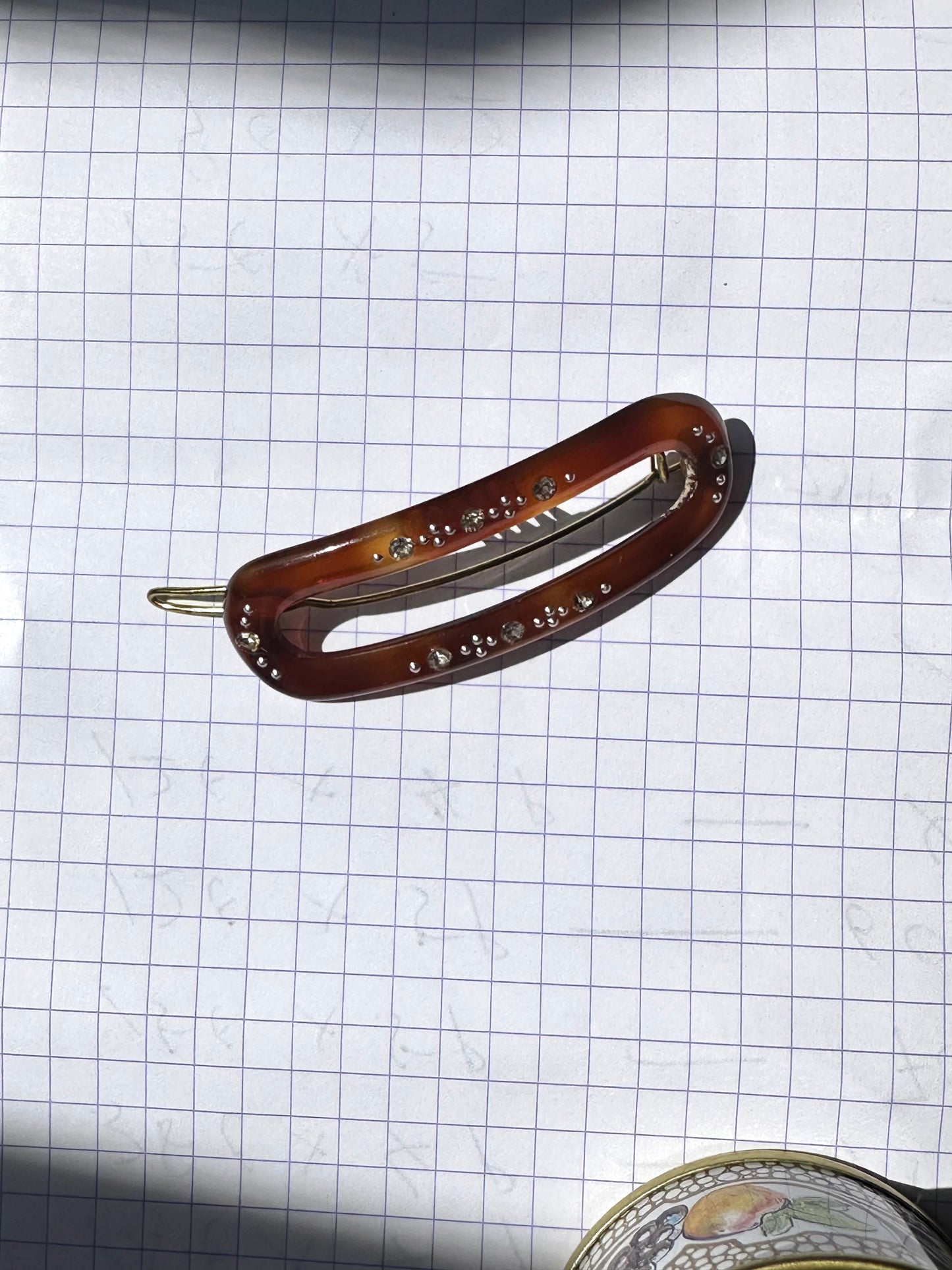 Mini Crystal Rhinestone Barrette