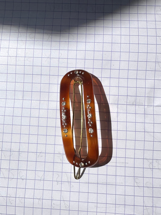 Mini Crystal Rhinestone Barrette