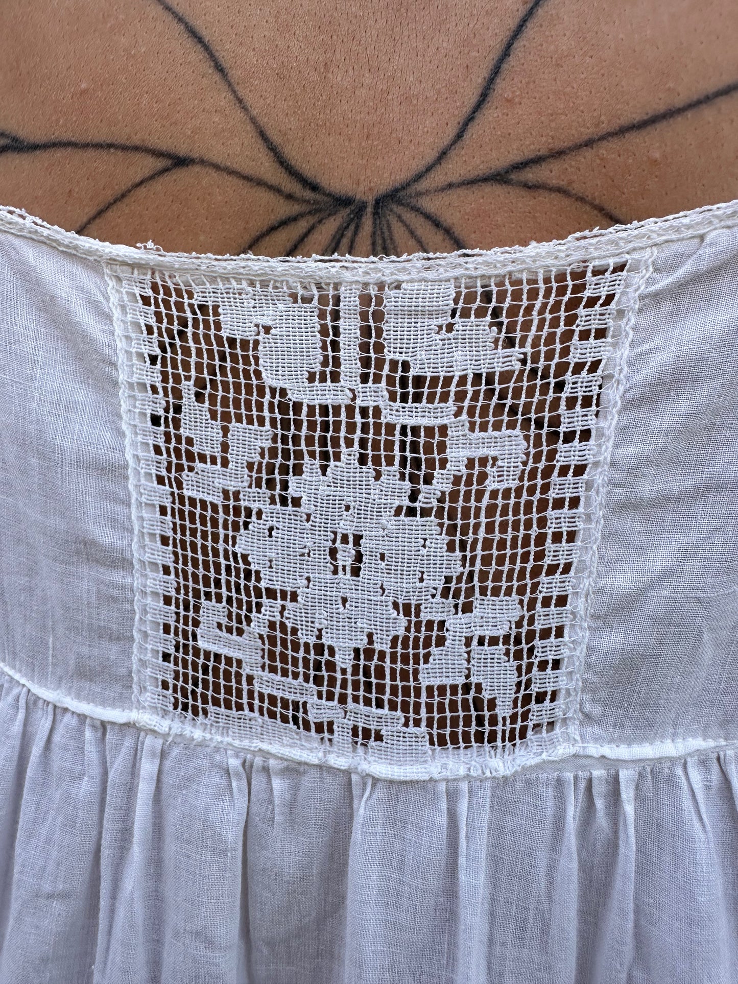 Antique Vintage - French Lace Slip Dress