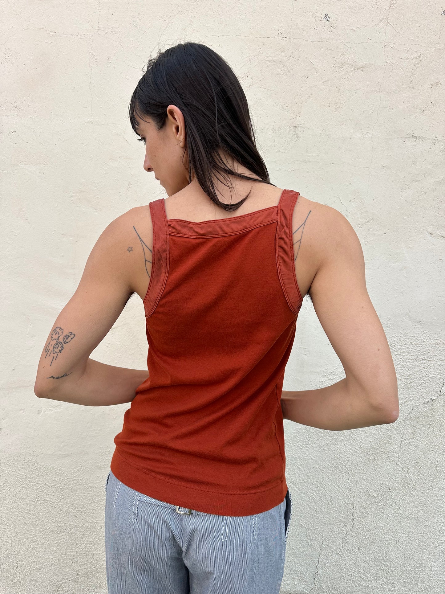 Marc by Marc Jacobs - Rust Button Tank