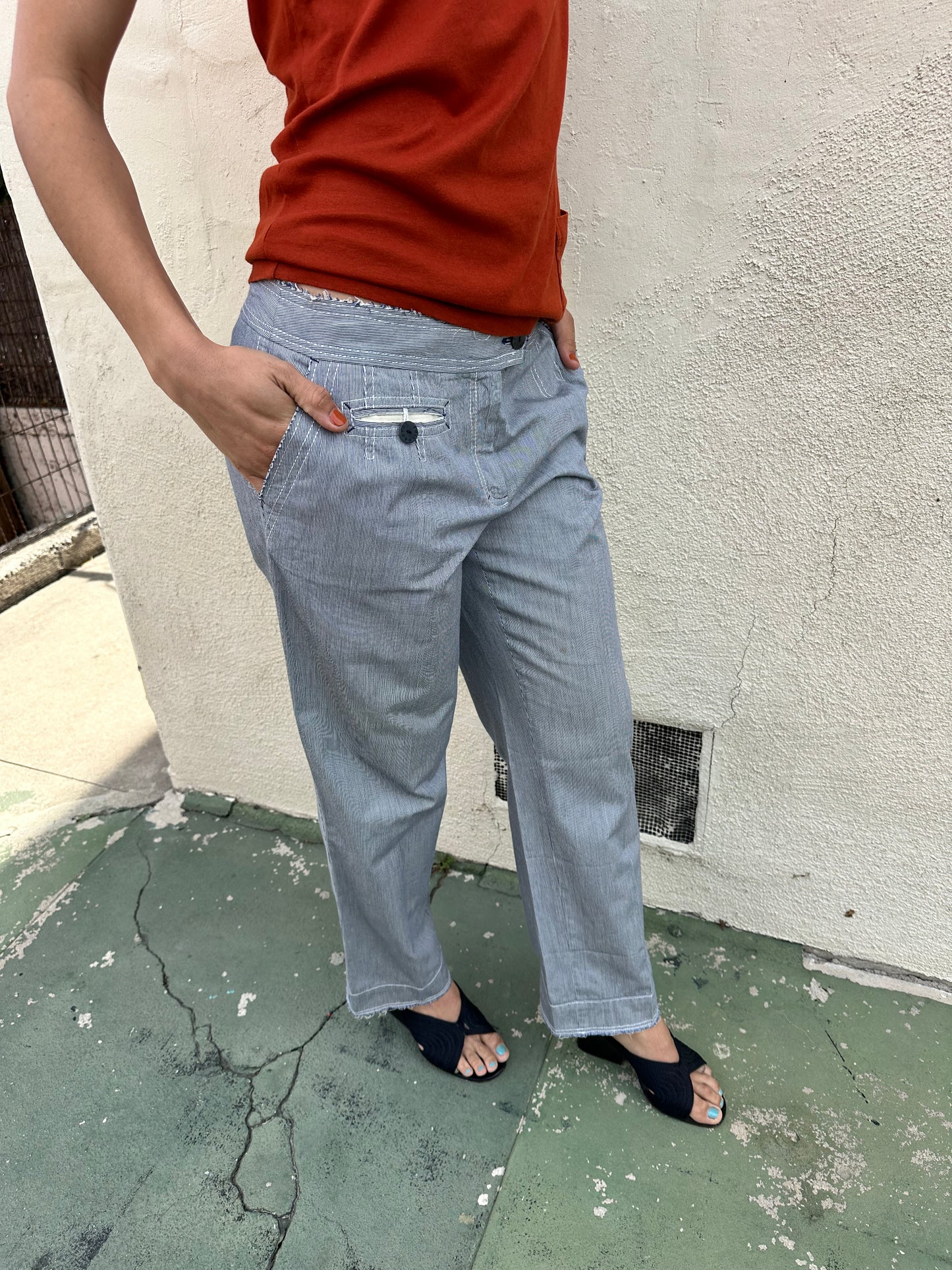 Philosophy di Alberta Ferretti - Seersucker Trouser