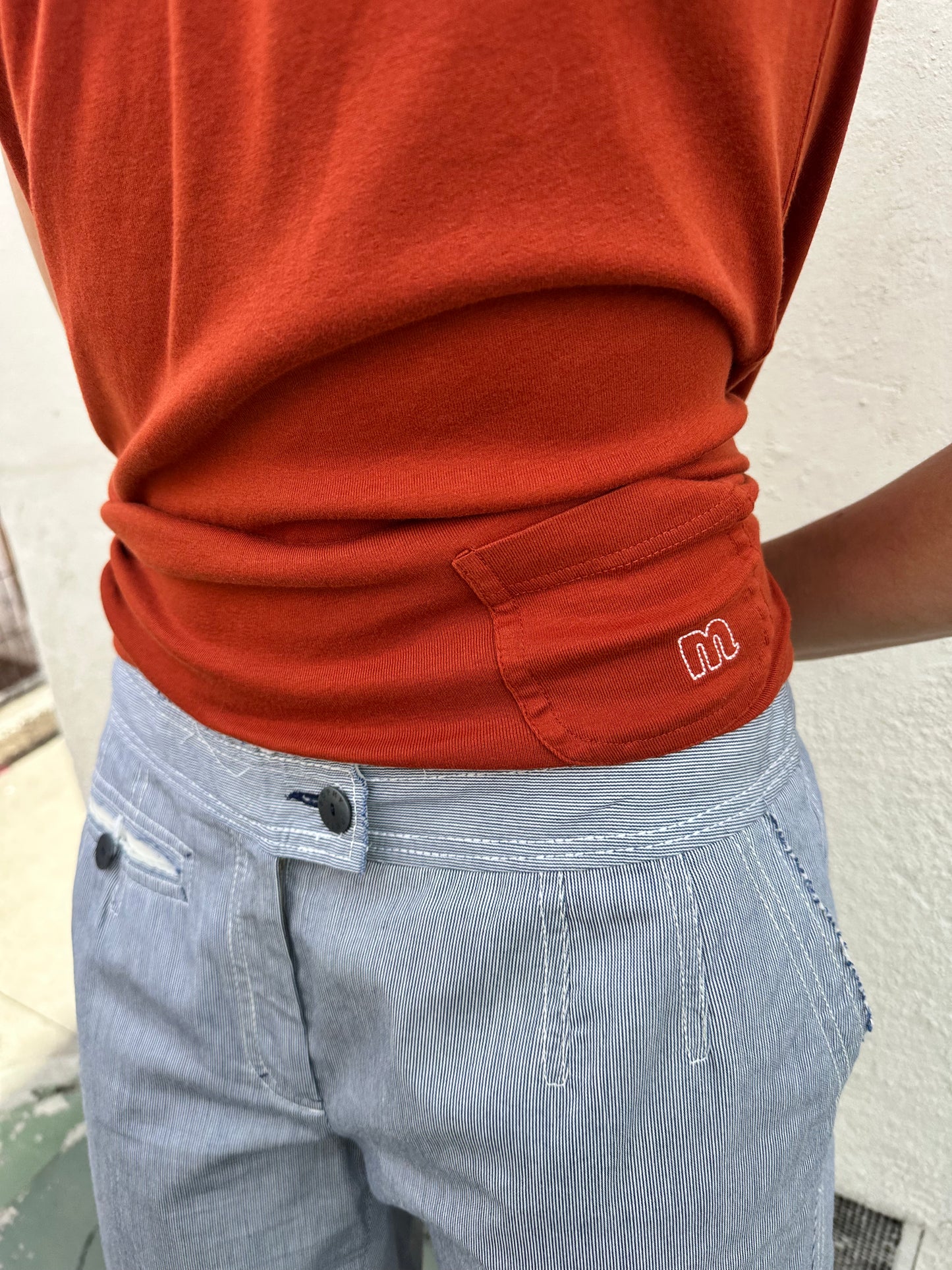 Marc by Marc Jacobs - Rust Button Tank