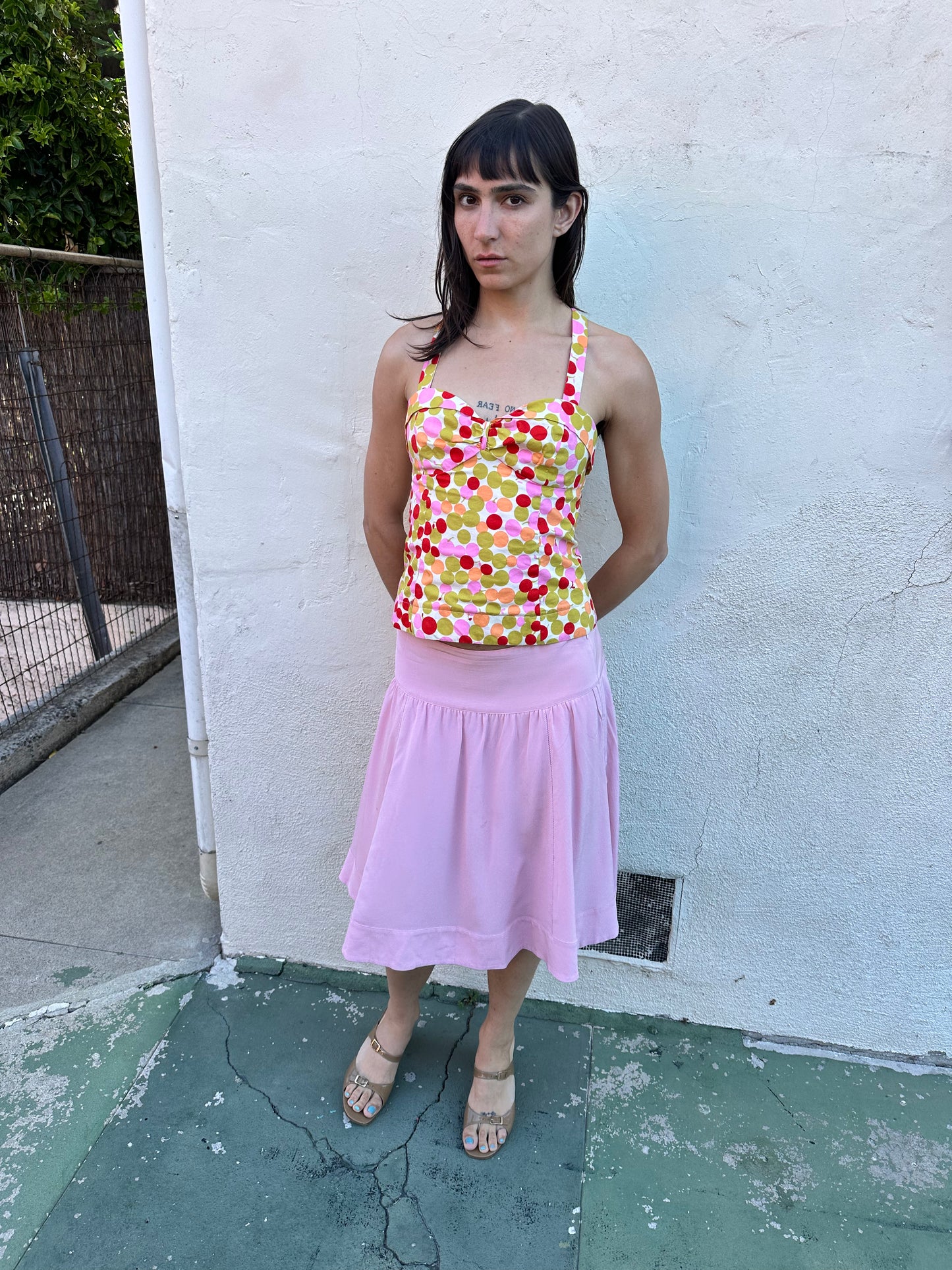 Marc Jacobs - Berry Polkadot Corset Top