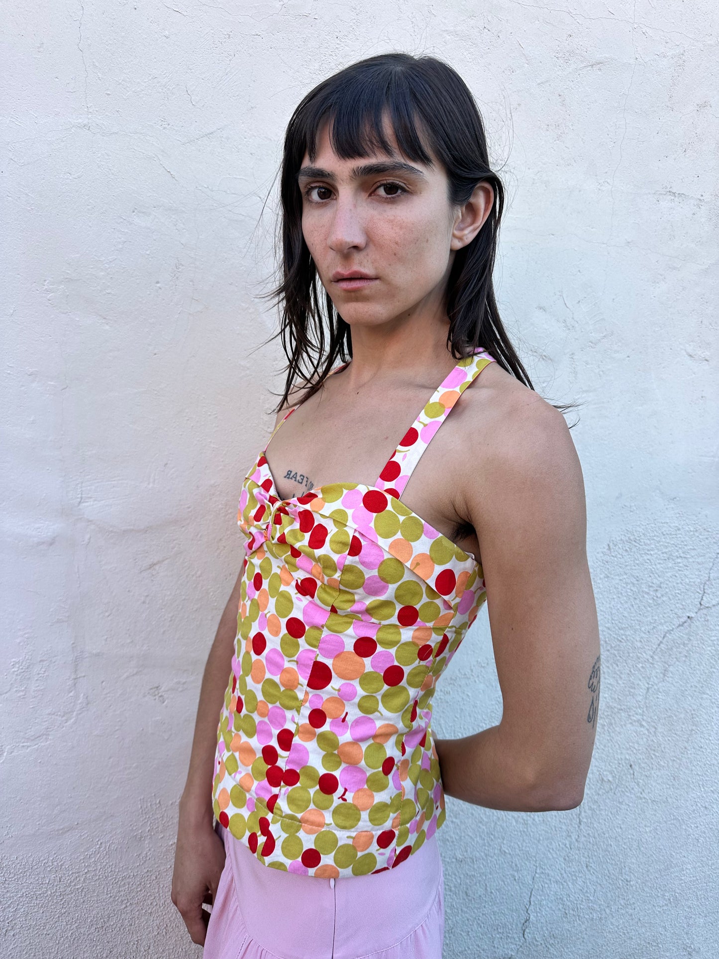 Marc Jacobs - Berry Polkadot Corset Top