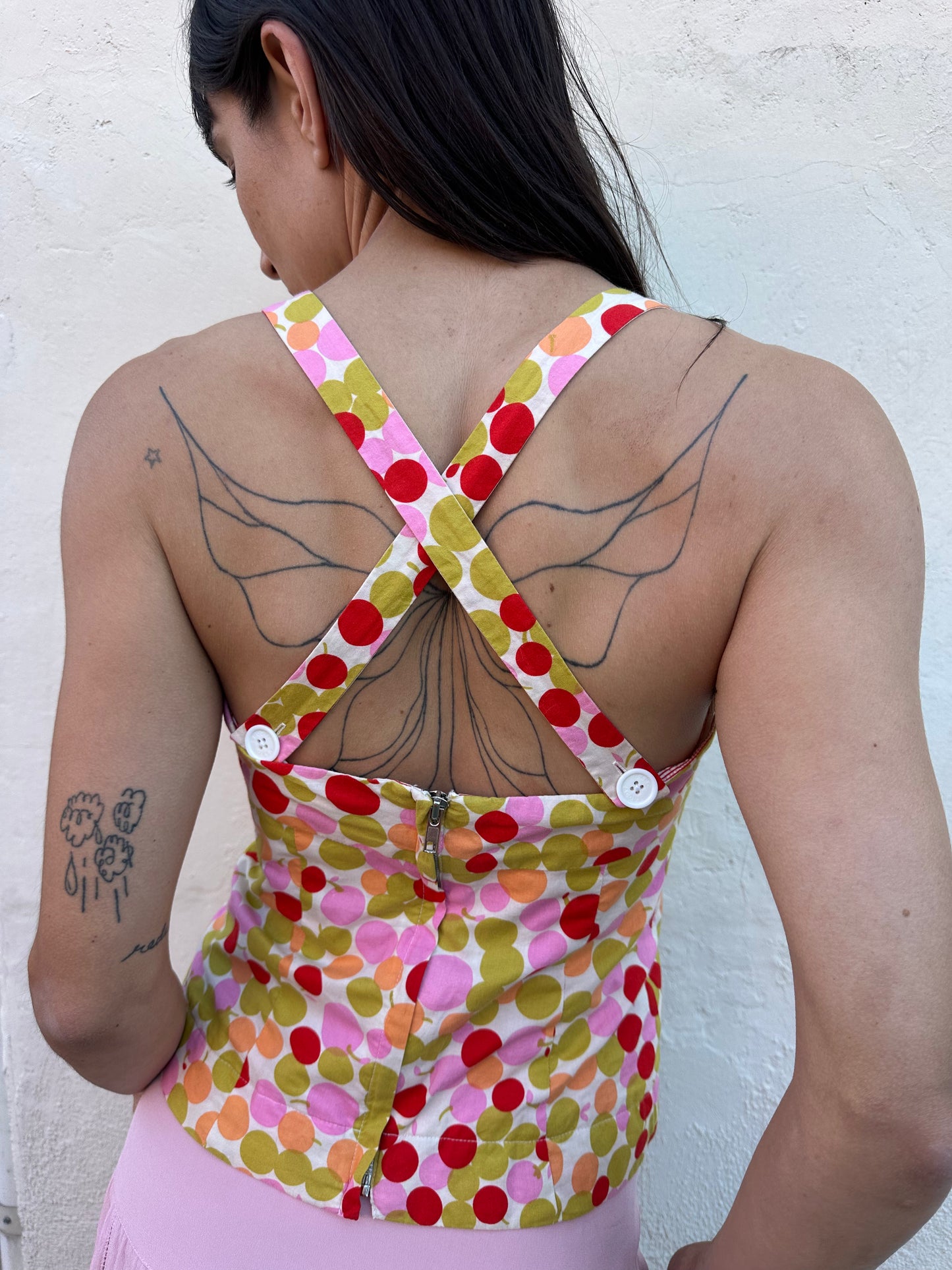 Marc Jacobs - Berry Polkadot Corset Top