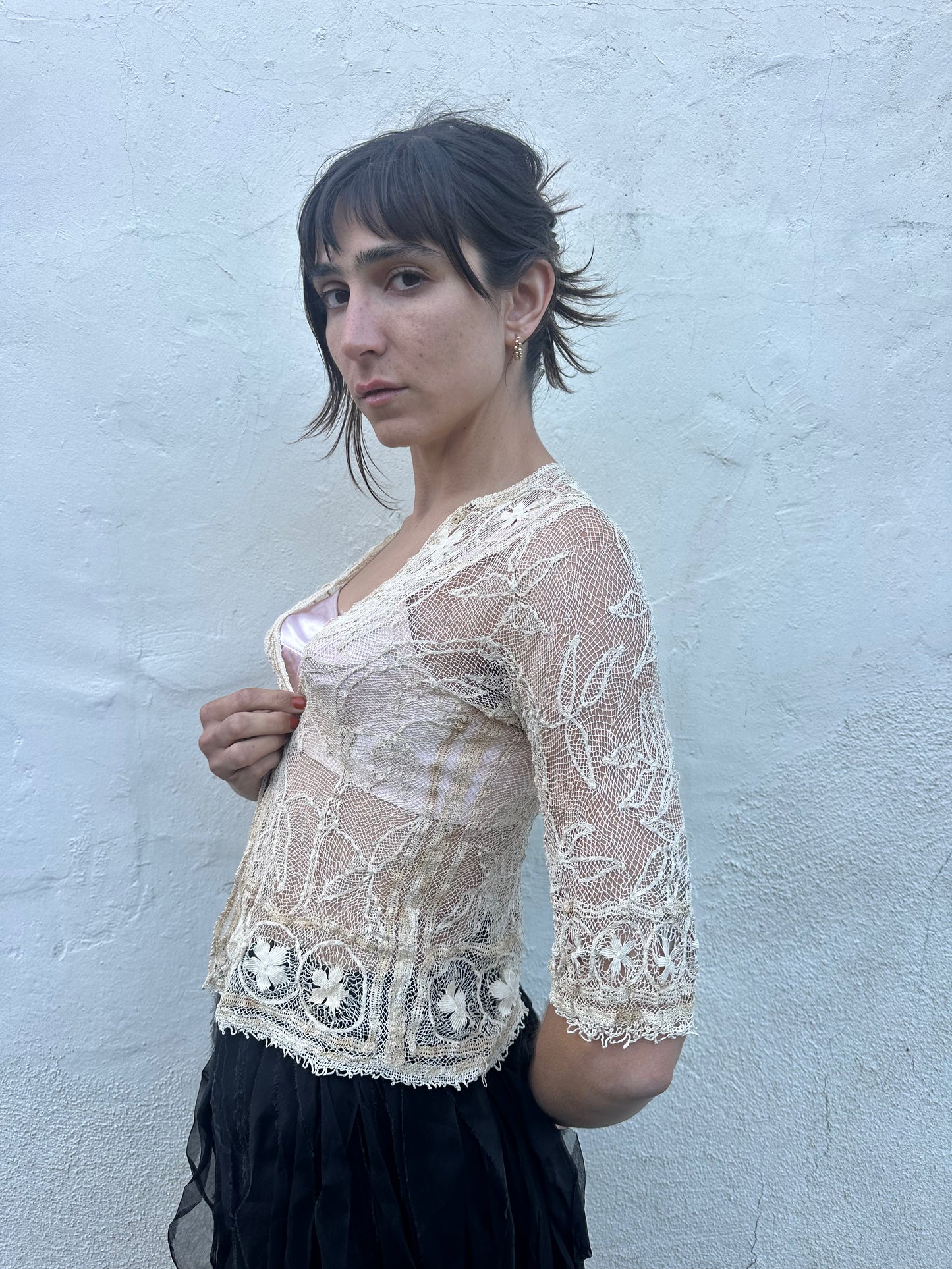 Antique Vintage - 1920s Knit Cardigan