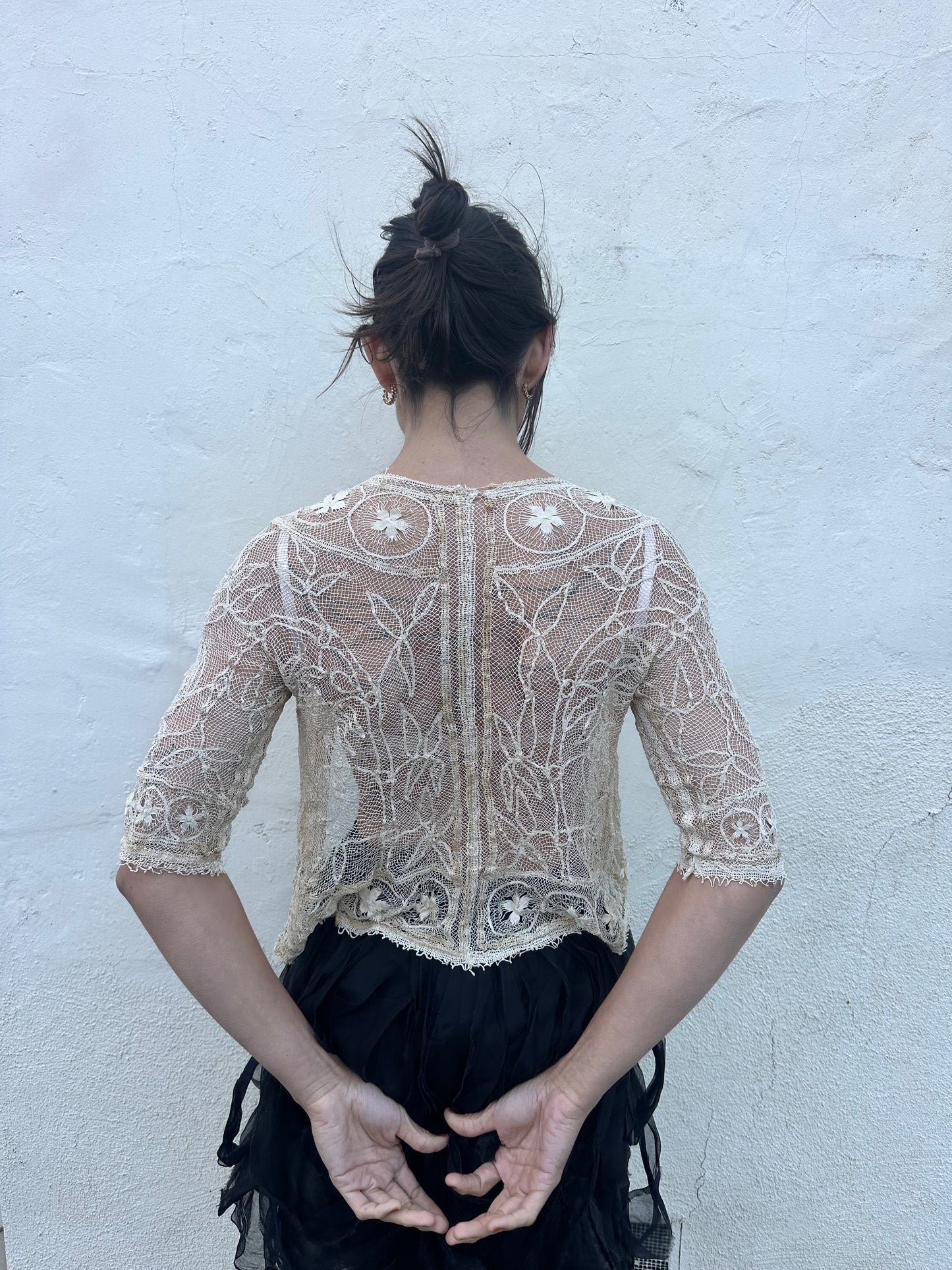 Antique Vintage - 1920s Knit Cardigan