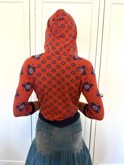 Red Flower Hoodie