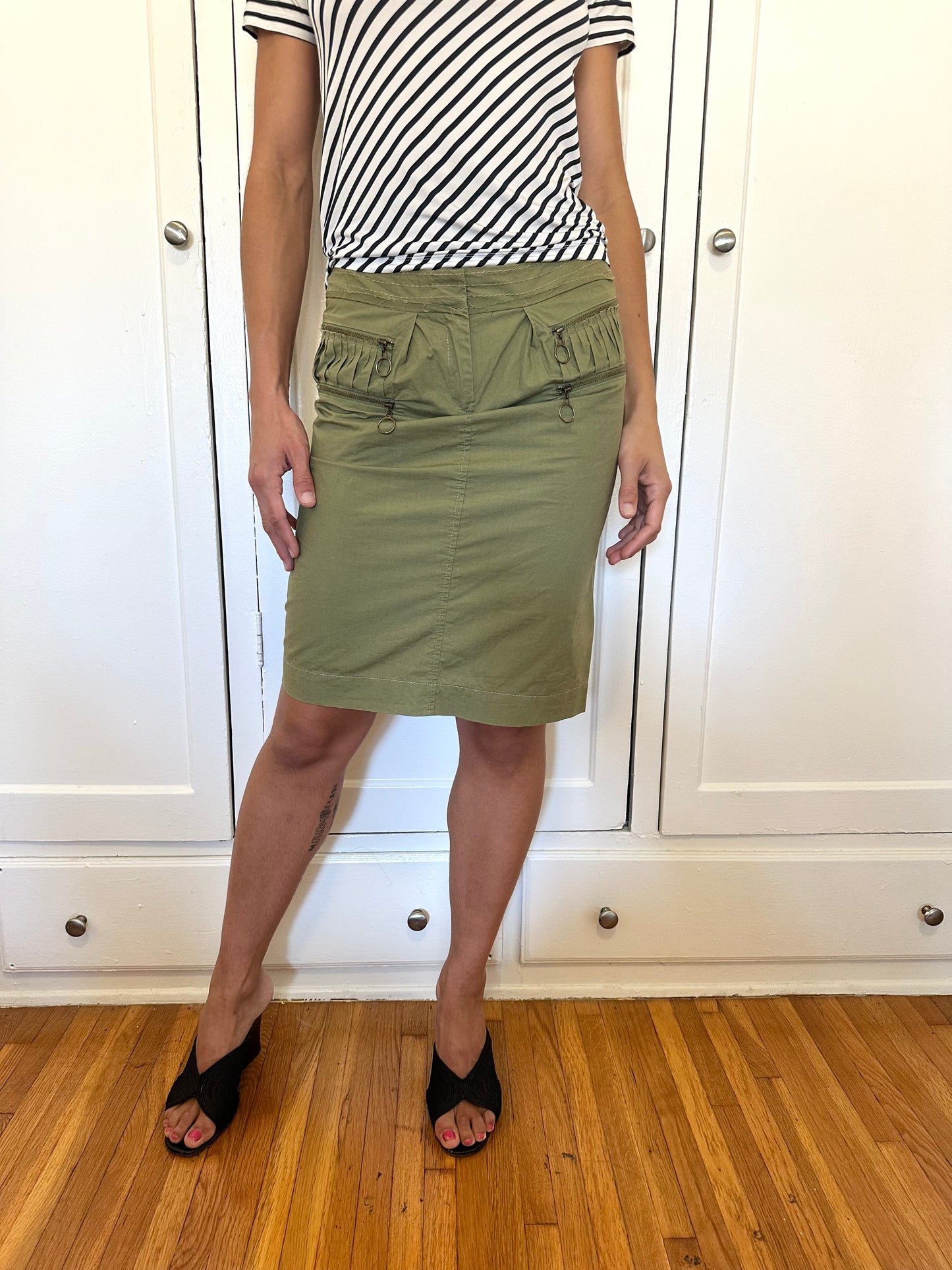 Army Green Skirt