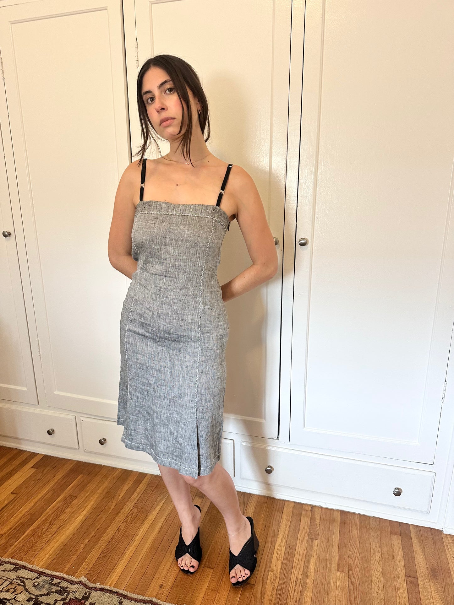 Sportmax - Gray Linen Dress