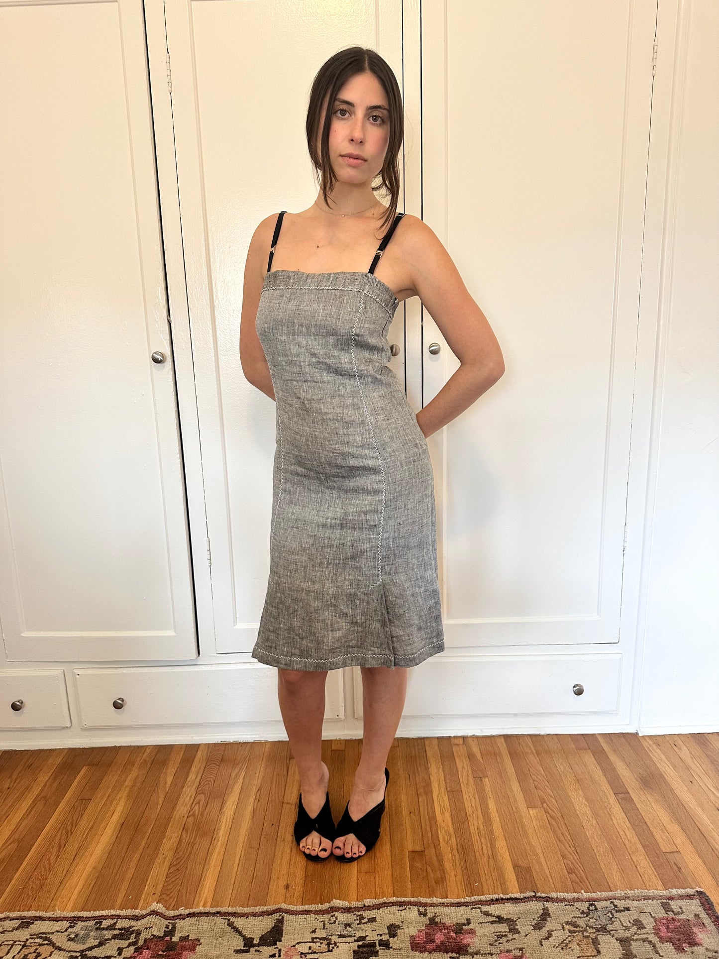 Sportmax - Gray Linen Dress