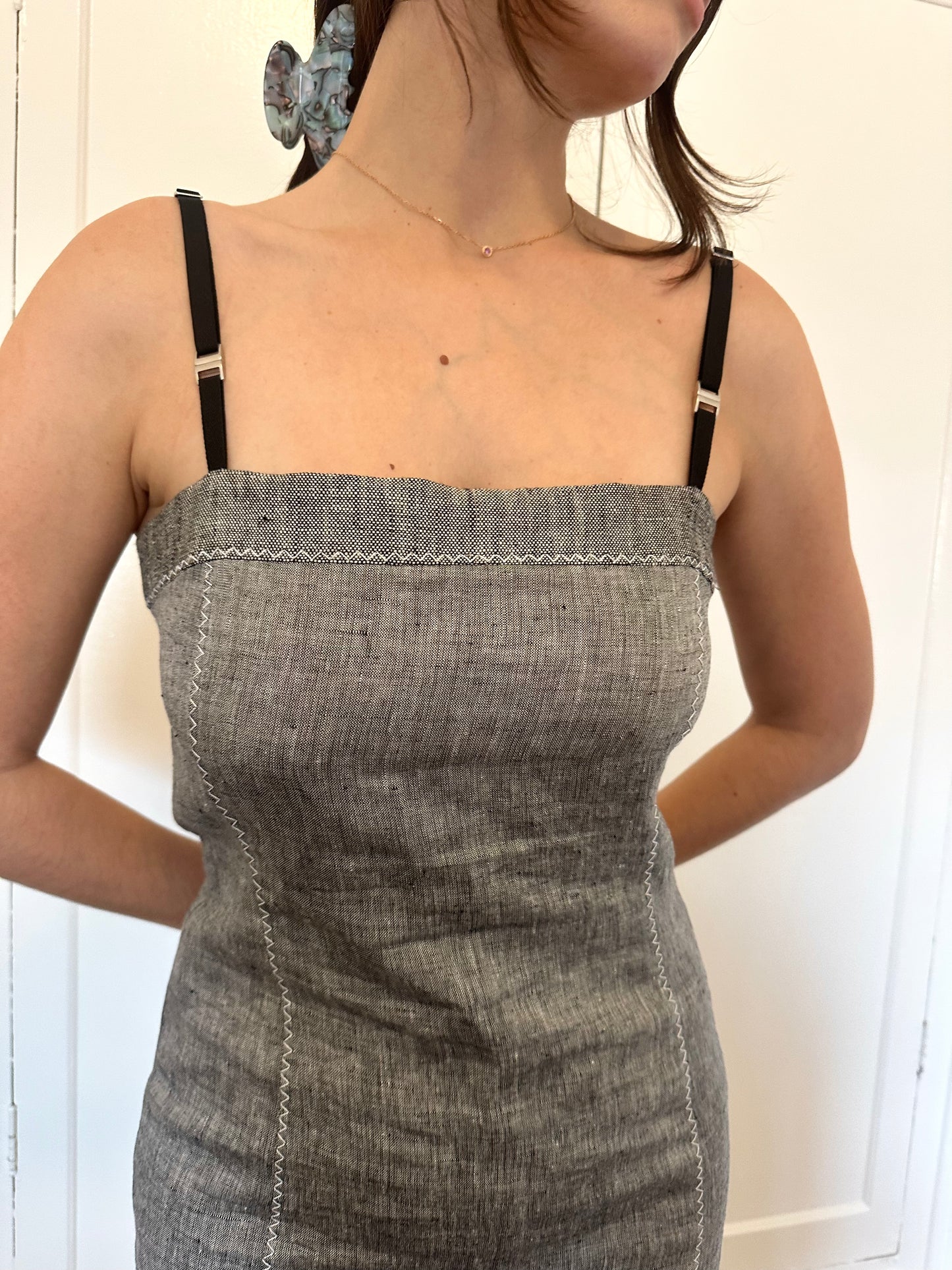 Sportmax - Gray Linen Dress