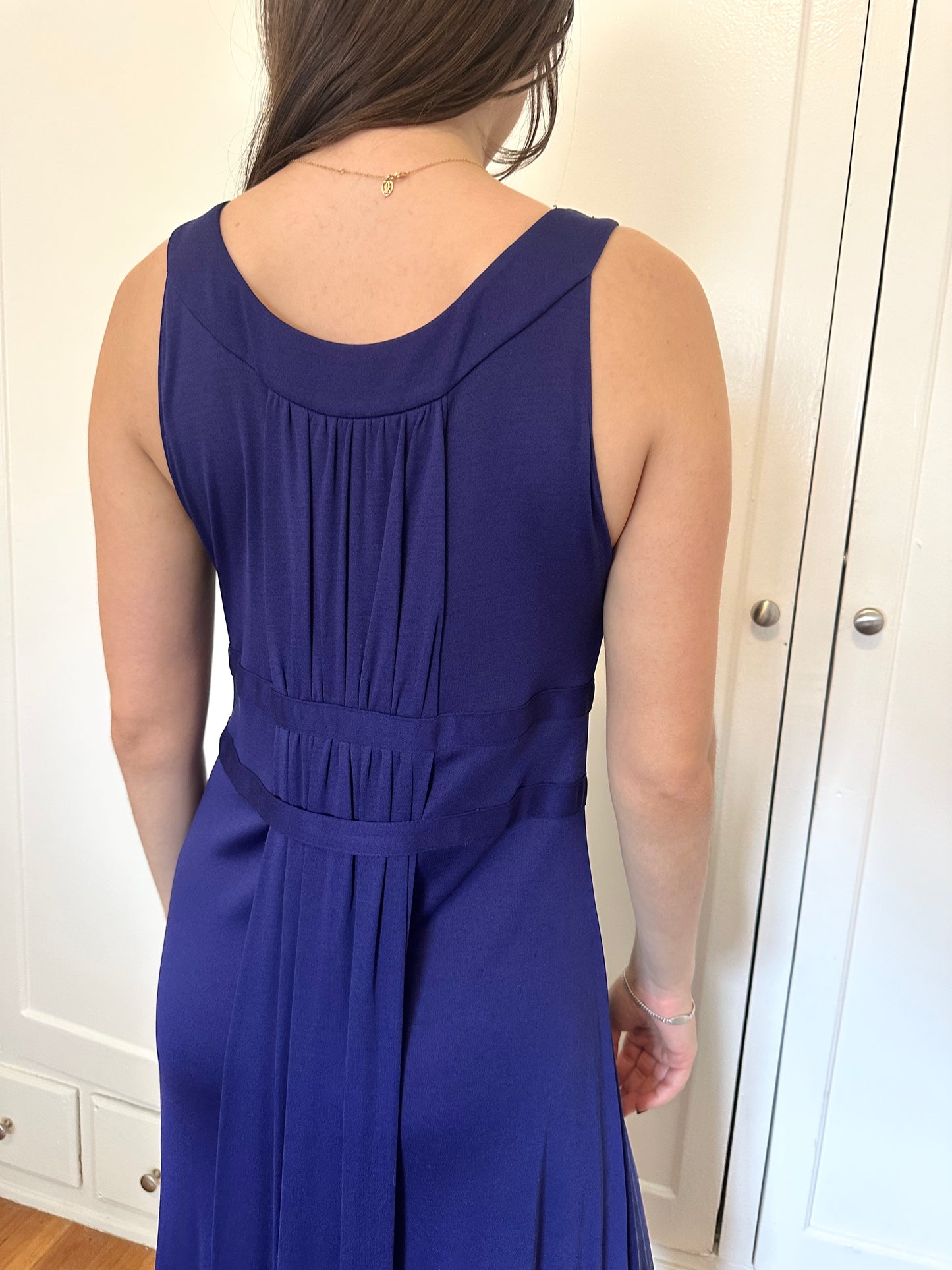 Moschino Cheap and Chic - Purple V-Neck Dress