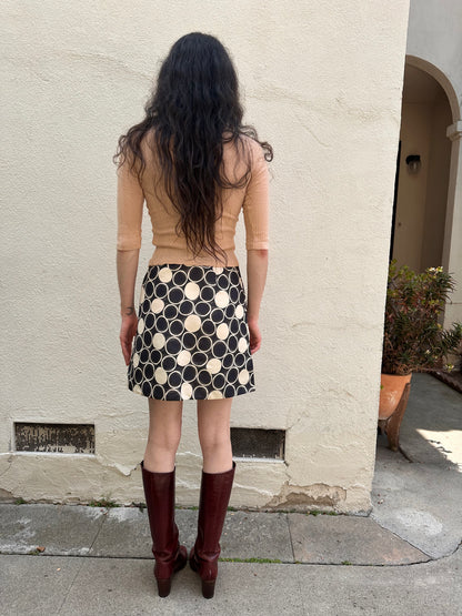 Black & White Polka Dot Skirt