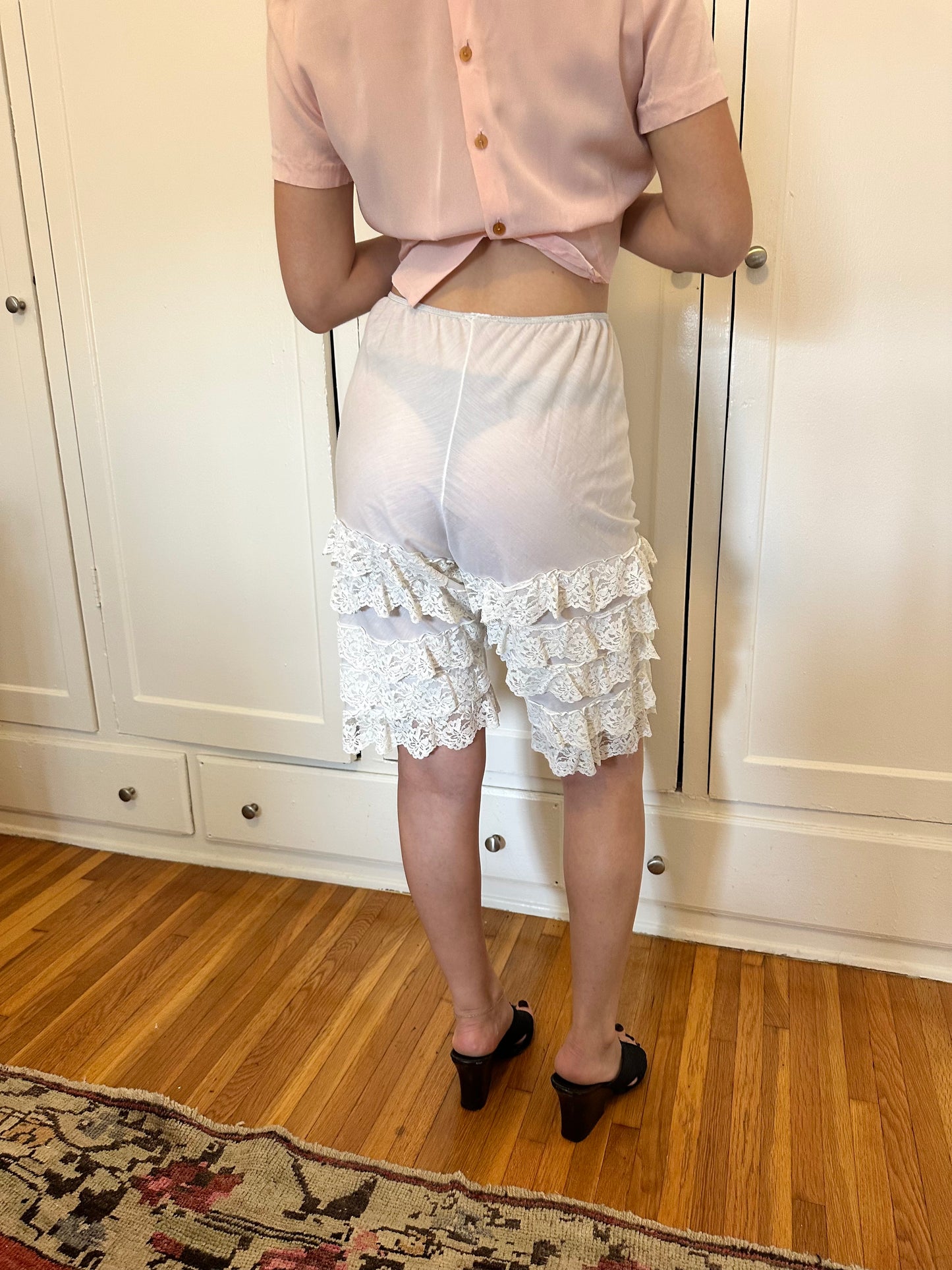 Antique Vintage - White Lace Bloomers