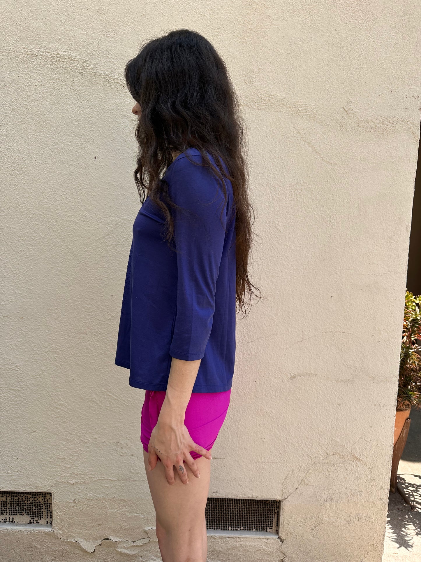 Indigo Sequin T-Shirt