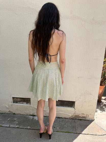 Green Polka Dot Skirt
